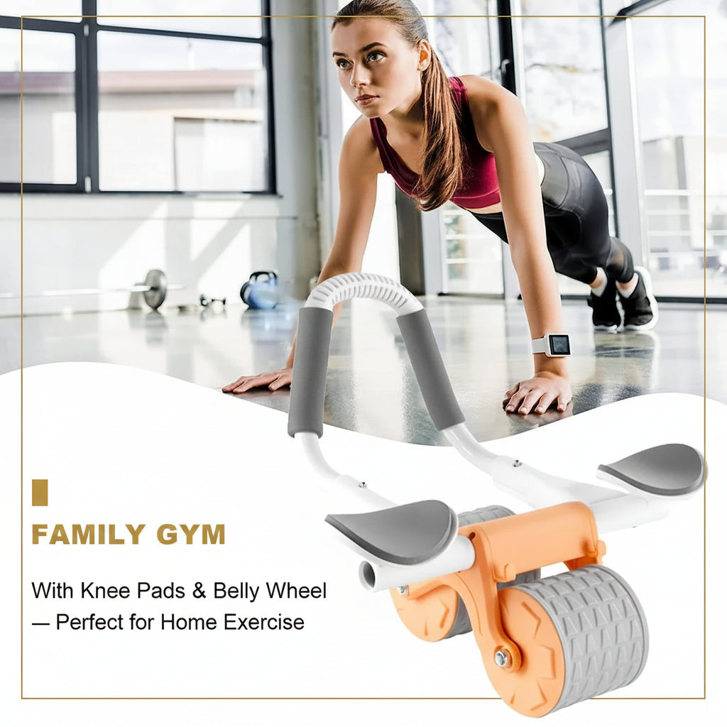 2-in-1 Abs Roller Wheel for Workouts